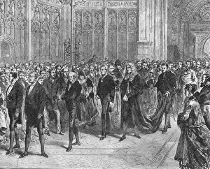 William Ewart Prints: Mr Gladstones First Premiership: The Meeting of the Parliament of 1868-1874, (1901)