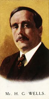 Carreras Tobacco Gallery: Mr. H. G. Wells, 1927. Creator: Unknown
