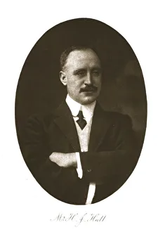 Mr. H. J. Hall, 1911. Creator: Unknown