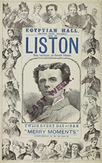 Scrap Book Prints: Mr. H. Liston, Mimic, Ventriloquist and Character Delineator, c1878. Creator: Unknown