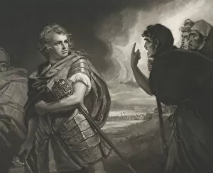 Mezzotint Gallery: Mr. Henderson in the Character of Macbeth, 1787. Creator: John Jones