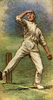 Wicket Gallery: Mr. J. C. White (Somerset), 1928. Creator: Unknown
