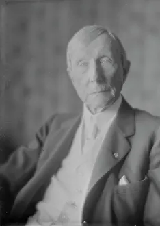 Rockefeller John Davison Prints: Mr. J.D. Rockefeller, portrait photograph, 1918 Aug. 2. Creator: Arnold Genthe