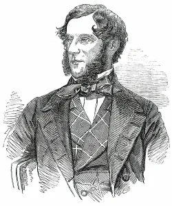 Whiskers Prints: Mr. John Sadleir, M.P. for Carlow, 1850. Creator: Unknown