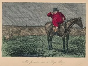 Bradbury And Evans Gallery: Mr. Jorrocks has a Bye Day, 1854. Artist: John Leech