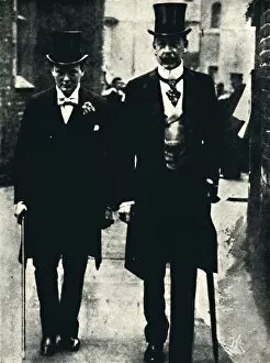 Mr. Lewis Harcourt and Mr. Churchill, c1900, (1945). Creator: Unknown