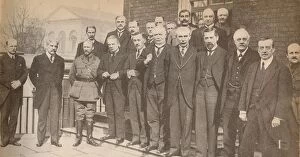 David Lloyd George Gallery: Mr. Lloyd George, Prime Minister, and some of his colleagues in 1917, c1917, (1935)