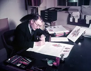 College Prints: Mr. Lovegrove, Registrar's Clerk