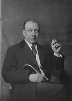 Mr. Ludwig Schwab, portrait photograph, 1919 Mar. 4. Creator: Arnold Genthe