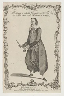 Shylock Prints: Mr. Macklin in the Character of Shylock