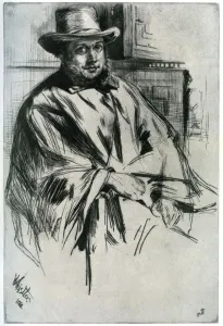 Mr Mann, 1860 (1904). Artist: James Abbott McNeill Whistler