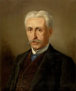 Mr Meyer, Father of Mrs Van Soom, 1884. Creator: Charles Francois Felu
