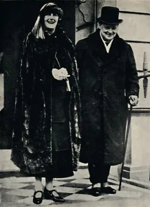 Thomson Prints: Mr. and Mrs. Churchill in the Early Twenties, 1923, (1945). Creator: Unknown