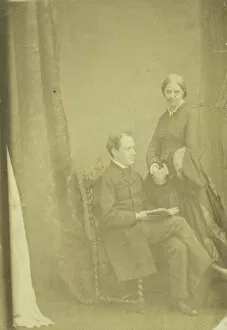 Mr. and Mrs. Craik, 1865/75. Creators: Unknown, Benjamin Mulock
