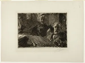 Mr. and Mrs. Fürstenberg, 1895. Creator: Anders Leonard Zorn