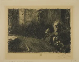 Dunald Mill Hole Prints: Mr. and Mrs. Fürstenberg, 1895. Creator: Anders Leonard Zorn