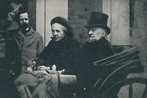 Black And White Publishing Gallery: Mr. and Mrs. Gladstone driving through Glasgow at the General Election of 1892, 1900