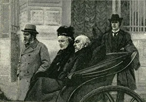 Gladstone Catherine Prints: Mr. and Mrs. Gladstone Starting for a Drive from the Chateau Thorenc