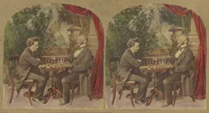 Board Game Prints: Mr. Paul Morphy, The great American Chess Player