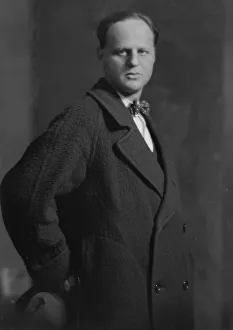 Producer Prints: Mr. Philip Moller [sic], portrait photograph, 1917 Dec. 5. Creator: Arnold Genthe
