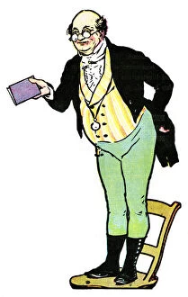 Dickensian Gallery: Mr Pickwick, from The Pickwick Papers by Charles Dickens, 1912