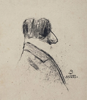 Nose Prints: Mr. Robert Reial (recto), 1900. Creator: Ernest Haskell
