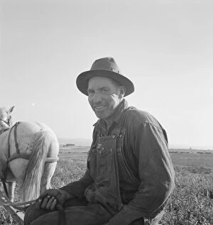 Works Progress Administration Collection: Mr. Roberts saying, 'They re on WPA and I m out here', Malheur County, Oregon, 1939