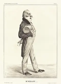Commissary Prints: Mr. Sebast... 1833. Creator: Honore Daumier