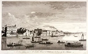 Mr Smiths house at Battersea, London, c1755. Artist: John Boydell