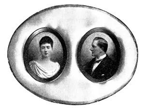 Hughes Mullins Prints: Mr. T. B. H. Cochrane, the New Deputy-Governor of the Isle of Wight; and Lady Adela Cochrane