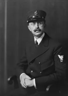 Yachtsman Prints: Mr. Templeton Crocker, portrait photograph, 1918 Jan. 21. Creator: Arnold Genthe