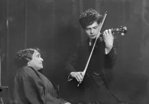 Virtuoso Prints: Mr. Tosha [sic] Seidel and an unidentified woman