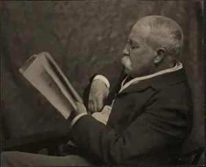 Platinum Prints 1900 Gmgpc Prints: Mr. W.D. Howells, c1900. Creator: Zaida Ben-Yusuf