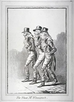 Gillray Collection: The Three Mr Wiggins s, 1803