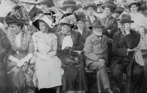 Industrialist Prints: Mrs. A. Carnegie & Daughter; A