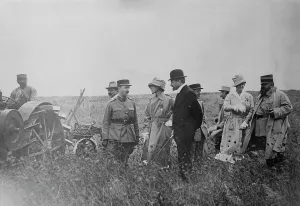 Tractor Prints: Mrs. Anna Dike & Anne Morgan, between c1915 and 1918