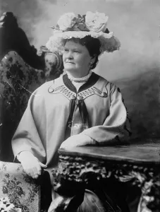 Chubby Prints: Mrs. Anna O. Hagsteot seated, 1910. Creator: Bain News Service
