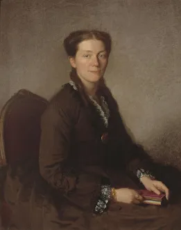 Mrs. Anna Wallenberg, 1838-1910, nee von Sydow, 1870. Creator: Uno Troili
