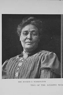 Booker T Prints: Mrs. Booker T. Washington, 1908. Creator: Unknown