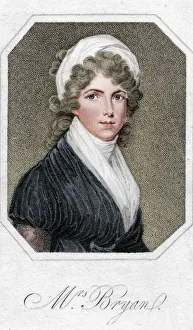 Mrs. Bryan, 1801. Artist: Mackenzie Mrs. Bryan, 1801. Artist: Mackenzie