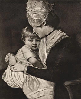 Images Dated 20th May 2006: Mrs Carwardine and Child, c1775, (1912). Artist: George Romney