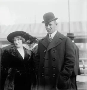 Baseball Player Prints: Mrs. Chance, Frank Chance, 1913. Creator: Bain News Service