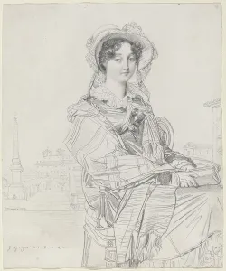 Ingres Jean Auguste Dominique Prints: Mrs. Charles Badham, 1816. Creator: Jean-Auguste-Dominique Ingres