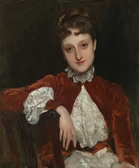 Mrs. Charles Deering (Marion Denison Whipple), 1888. Creator: John Singer Sargent Mrs. Charles Deering (Marion Denison Whipple), 1888. Creator: John Singer Sargent