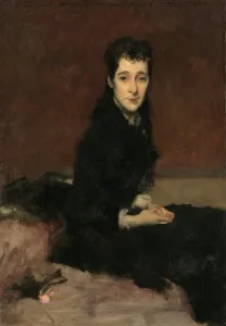 Sargent John Singer Prints: Mrs. Charles Gifford Dyer (Mary Anthony), 1880. Creator: John Singer Sargent