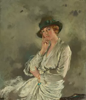 Images Dated 8th April 2021: Mrs. Charles S. Carstairs, 1914. Creator: William Newenham Montague Orpen