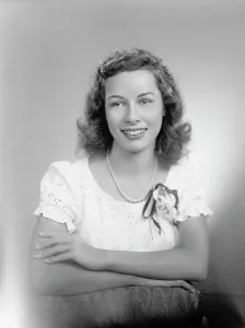 Mrs Charles W Bramlett - Portrait, 1945. Creator: Harris & Ewing. Mrs Charles W Bramlett - Portrait, 1945. Creator: Harris & Ewing