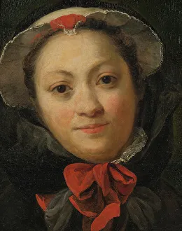 Pilo Cg Prints: Mrs Charlotta Pilo, née Desmarées, 1756. Creator: Carl Gustaf Pilo