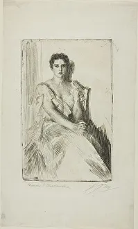 Mrs. Cleveland II, 1899. Creator: Anders Leonard Zorn