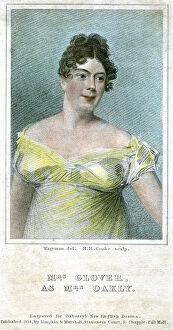 Mrs Clover, as Mrs Oakly, 1818Artist: Thomas Charles Wageman